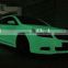 High glossy reflective glow in the dark car body fluorescence green vinyl film