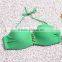 The new triangle split swimwear female steel prop gather wholesale sexy floral bikini