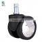 BL bravo swivel black durable 60mm heavy-duty glittering moon nylon caster for office furniture