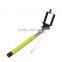 2015 New Factory Monopod Selfie Stick with Bluetooth Shutter Button