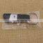 Wholesale free deisgn black genuine / pu leather keychain with embossed logo