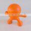 orange leg hand bendable pu foam man toys