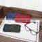 custom multiple color Felt Soft glasses bag, Sticky notes carring with felt bag sunglasses bag