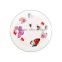 colorful nature hand painting flower bird insects porcelain bone china oval showing ceramic show plates