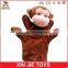 monkey hand puppet customize plush monkey hand puppet hot selling hand puppet