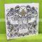 Hand-painted secret garden coloring book