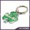 Custom Design Sparkling Four-leaved Clover Keychain
