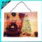 Light up led jacquard christmas decorations wall tapestry