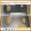 New unique customized shape small aluminium die casting partitions office profile in low price