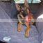 dog folding car covered hammock