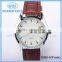 Japan miyota movement fashion leather man watch