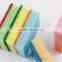 magic cleaning PU sponge with scouring pad eraser for kitchen 015
