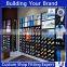 super u shopfitting,store display fixtures for footwearwall,mounted metal shoe rack