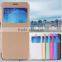 Window View Flip Leather Transparent Back Case for Samsung Galaxy A8 A8000/A7 A7000