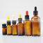 empty 10ml/15ml/20ml/30ml/50ml/100ml Round glass dropper bottle                        
                                                                                Supplier's Choice