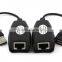 passive usb to rj45 video balun, USB extender by RJ45 for cctv system, RJ45 Extension adapter