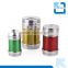 Rotatable Stainless Steel Salt And Black Pepper Shakers & Toothpick Holder