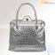 fashion ladies European design diamond handbag in PU material