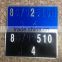 520x110x1.0mm single layer number plate for Zambia