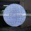 3d Crystal Sphere Motif Light White Led Glass Ball Light