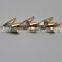 Metal Shoe Accessories Brushed Silver Buckle for Shoes