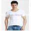 Custom Men's underwear tight modal v-neck t-shirts with short sleeves