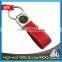 Free mold Fee customized color fashion faux leather car key ring for gifts