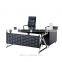XPT-D0510 Executive office glass chrome desks workstaion table 2-drawers
