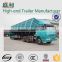 Widely used tri - axle dump semi trailer