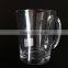 Custom expresso glass coffee mug/cup with handle