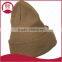Solid in Color Custom Knit Beanie Hat With Long Cuff With Custom Label