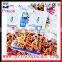 stand up pouch frozen food packaging bag zipper plastic pouch