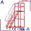 Widely used detachable safety mobile ladder with handrail