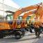 mini farm machinery 8ton new excavator price wheeled excavator