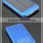 Hot selling slim portable mobile charger solar charger power bank with led indicator