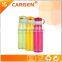 Portable sport plastic flip cover drinking bottle
