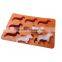 Factory wholesale FDA approval dog shaped silicone ice mold,silicone ice cube tray,ice maker