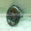 Antique cosmetic pocket mirror/bronze pocket mirror with diamond