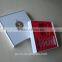 Hot gold stamping logo printed hard paper gift box