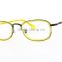 Yellow Metal Optical Frame Eyewear Glasses