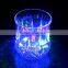 Plastic led flashing cup, shot glass plastic with LED