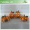 chinese ceramic halloween pumpkin candle holder