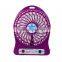 Low price factory in China rechargeable mini fan USB fan with LED lights battery