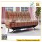 Modern colorful stripe fabric folding single sofa bed sleeping multi-function sofa bed