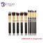 Premium kabuki cosmetic brush set 10 piece makeup tools