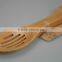 SP5-207/100% Bamboo Material 5-Pieces Spoon Set,Spatual Set With Silicone Handle