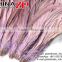 Leading Supplier CHINAZP Bulk Sale 35-40cm Length Cheap Dusty Pink Fully Dyed Rooster Chicken Feathers