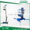 Mobile hydraulic 8m aluminum telescopic work platform