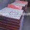 High alumina ceramic rubber liner in customerized shapes