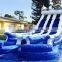 Inflatable Water Slides With 2 Pools and Two Slidings